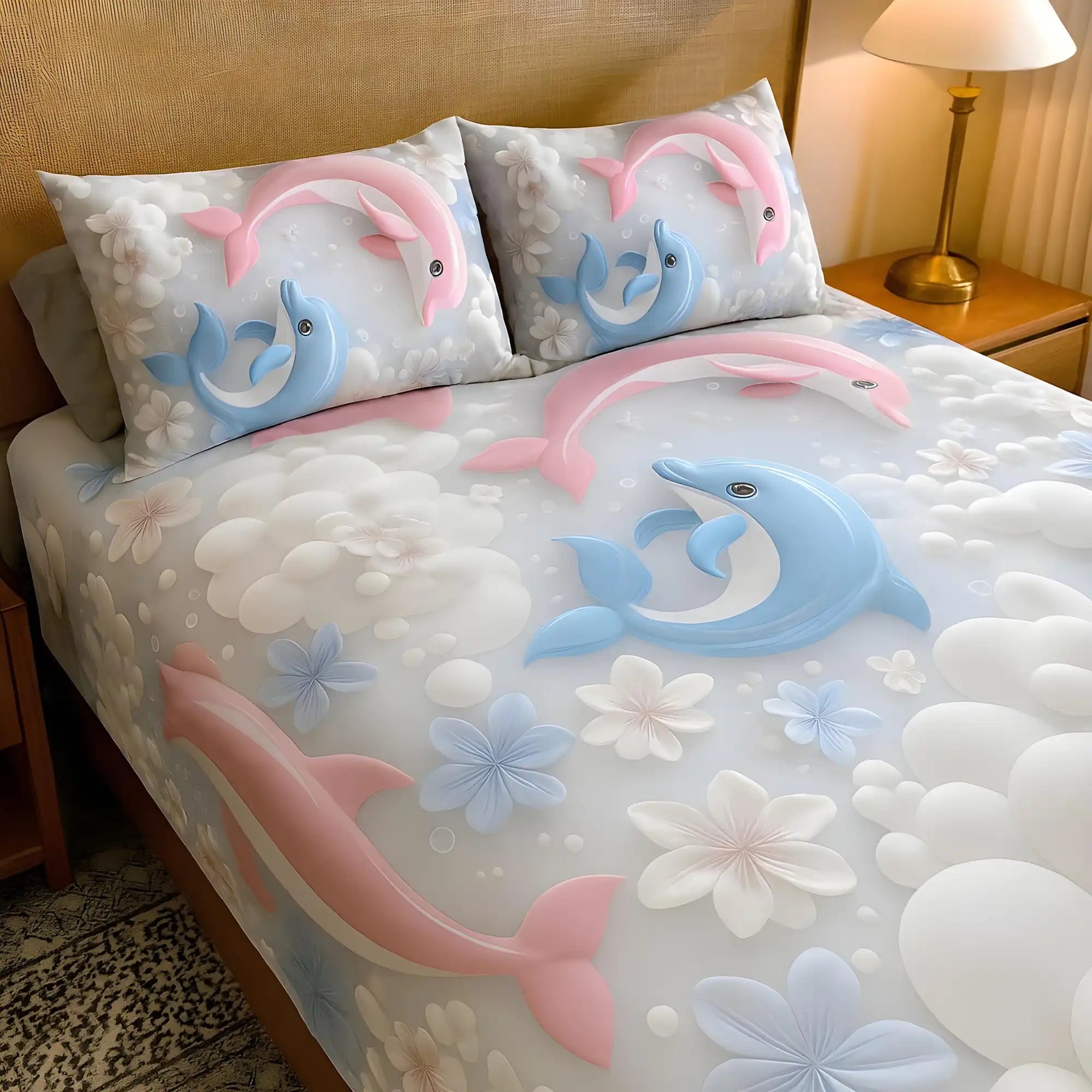 7D - Premium Cotton Bed Sheet  with Pillow Covers | double bed cotton bedsheet | comfortable bed sheet